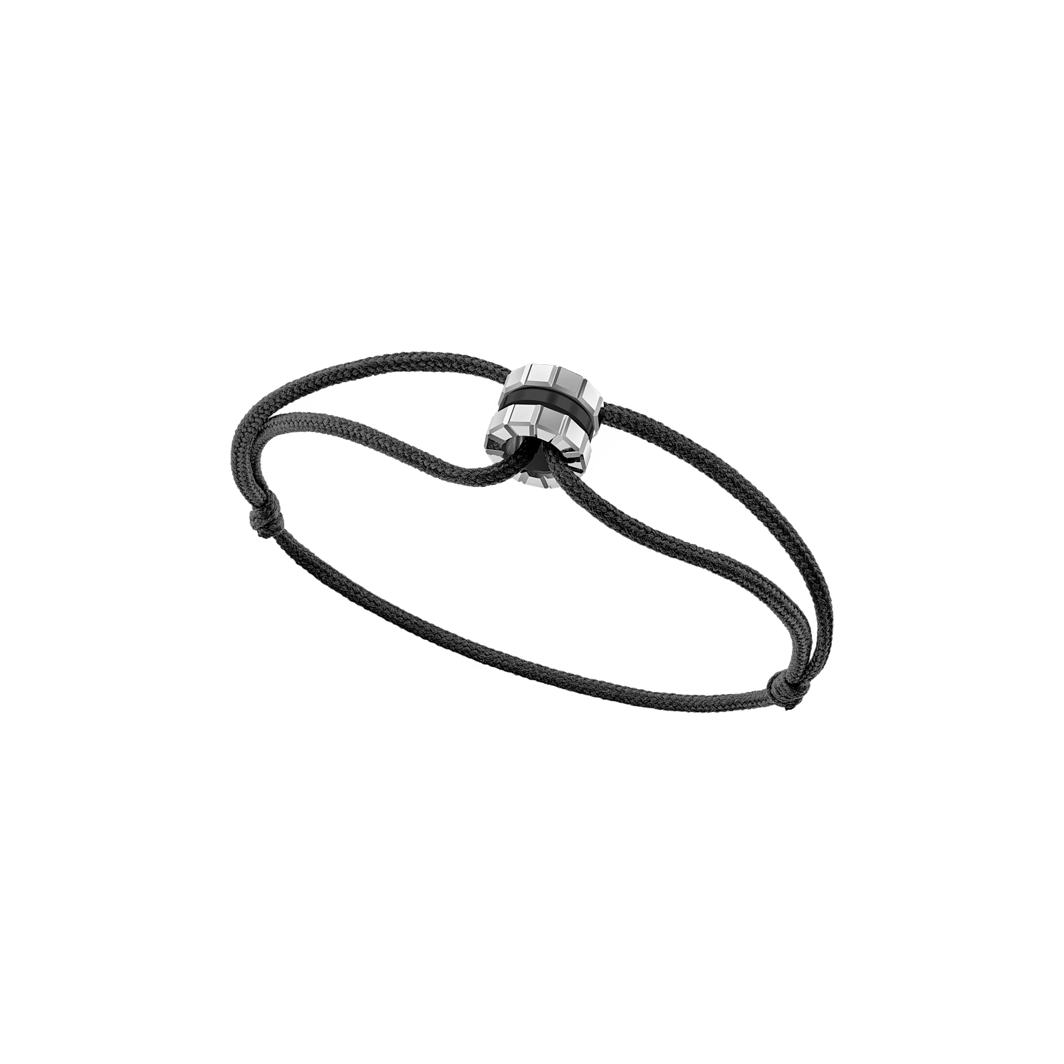 Chopard - Bracelet Ice Cube Black HyCeram&reg; Bracelet 857005-9002 Vue boucl&eacute;e avec la boucle