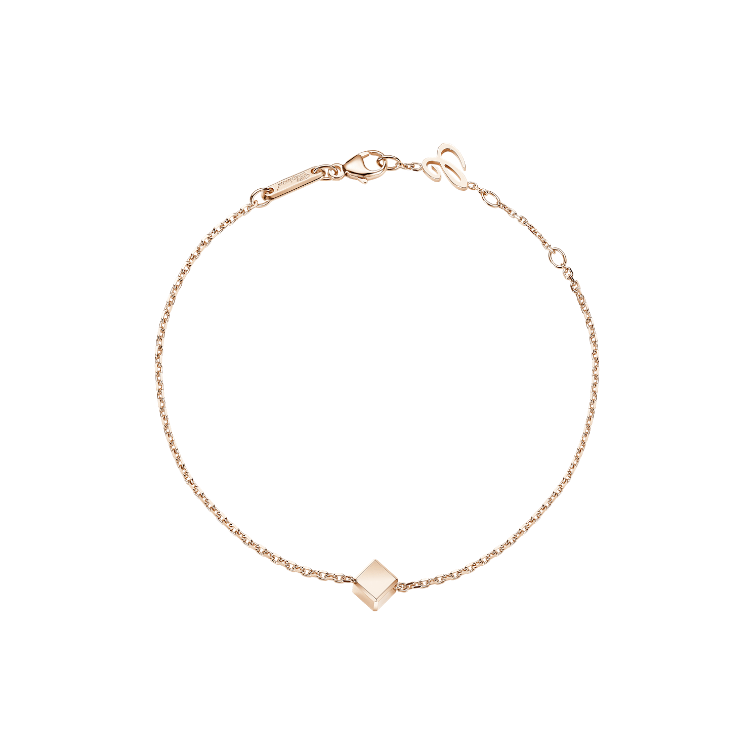 Chopard - Bracelet Ice Cube Be Cube 85A661-5001 Vue boucl&eacute;e avec la boucle