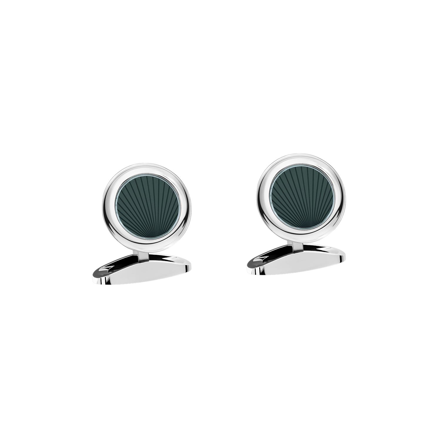 L.U.C カフリンクス - ショパール ラグジュアリー アクセサリー 95014-0123 正面ビュー