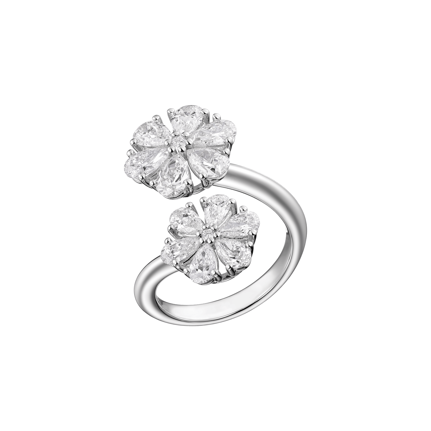 Chopard Diamond ring L'Heure du Diamant @82A065-1000 3/4 view