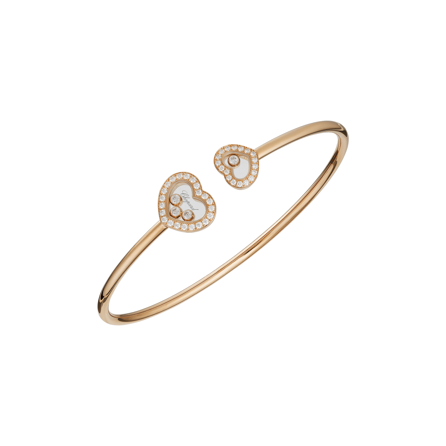 Chopard Diamond 手链/手镯 Happy Diamonds Icons @85A614-5200 3/4 view