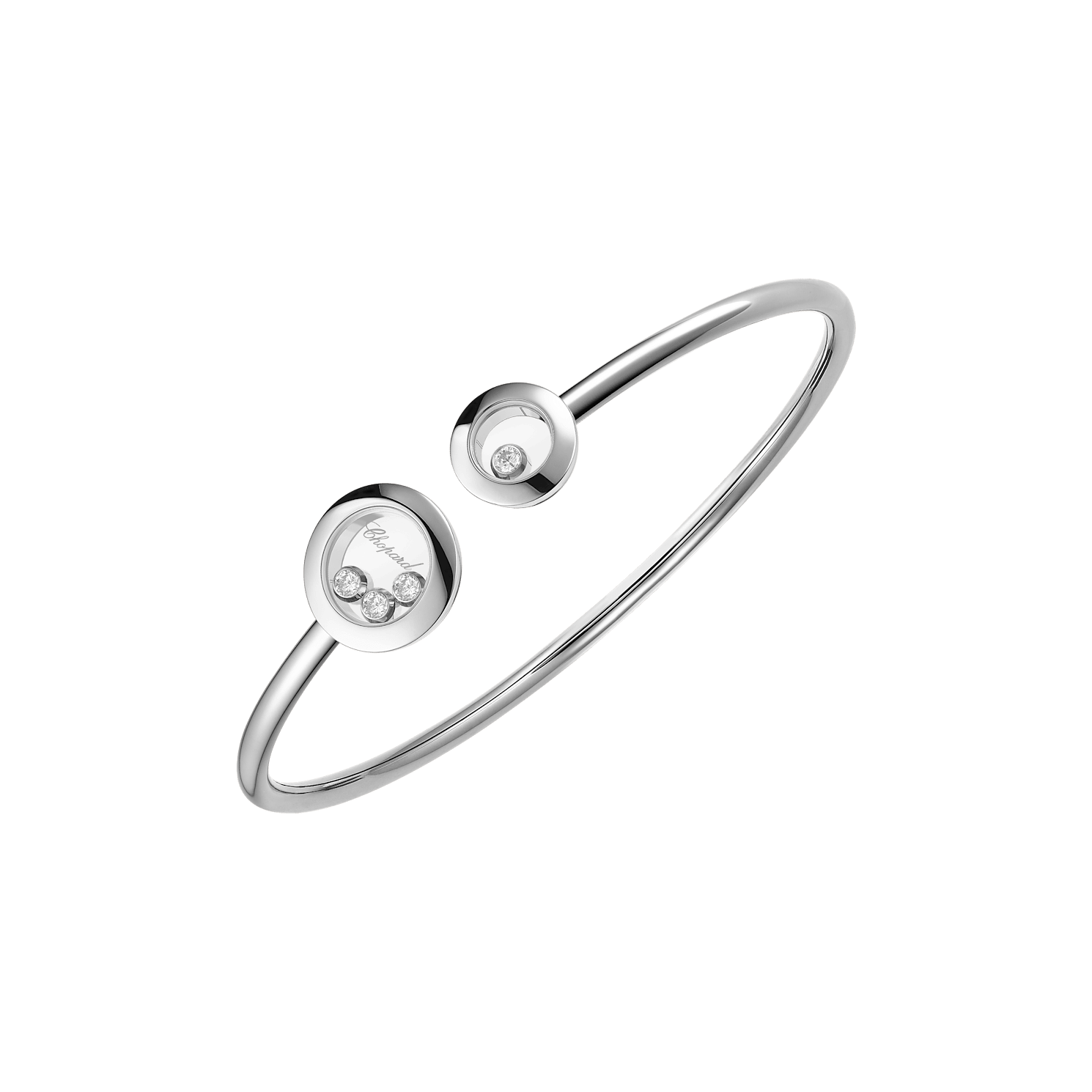 Chopard  手链/手镯 Happy Diamonds Icons @85A618-1000 3/4 view