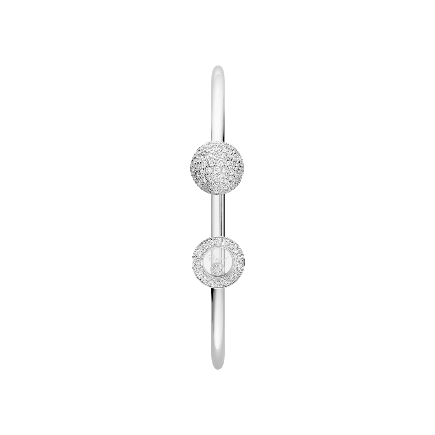 Chopard Diamond Bracelet Happy Diamonds Planet @85A619-1900 3/4 view