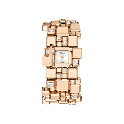 Enlarge {0}Chopard Ice Cube Women Diamond Watch Front view