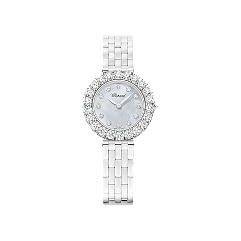 확대 {0}Chopard 디아망트 여성 - 다이아몬드 시계 정면 뷰