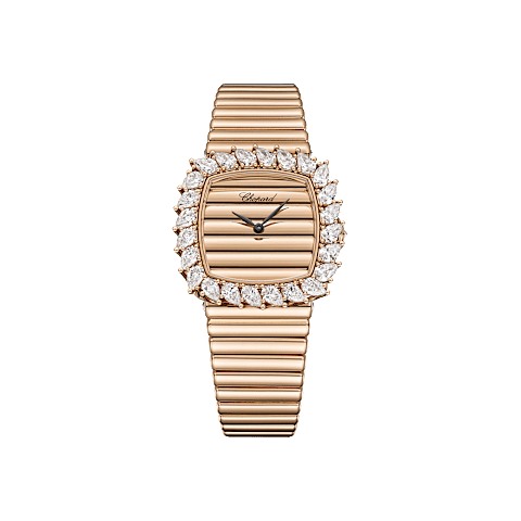 放大 {0}Chopard L'Heure du Diamant系列 女士 钻石 腕表 正面视图