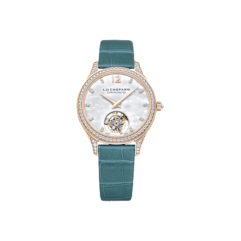 Ampliar {0}Chopard L.U.C Mujer - Reloj de diamantes Vista frontal