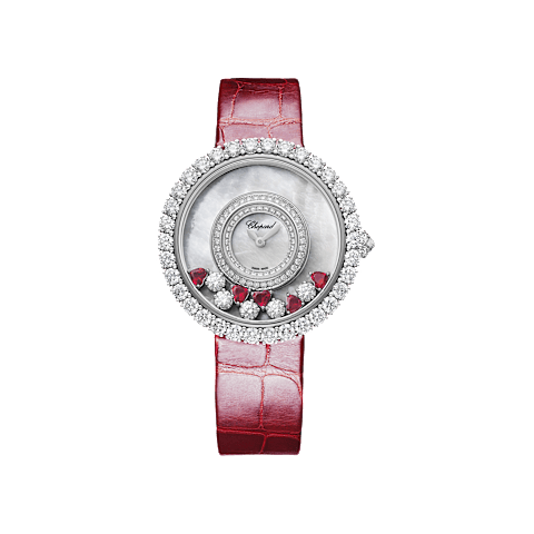 Enlarge {0}Chopard Happy Diamonds Women Diamond Watch Front view