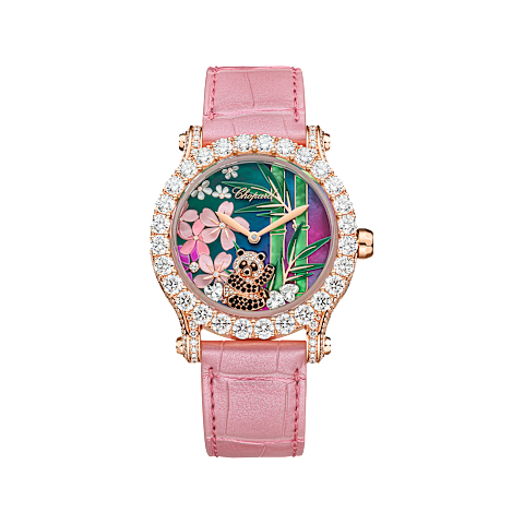 تكبير {0}Chopard هابي سبورت للنساء - ساعة ألماس عرض أمامي