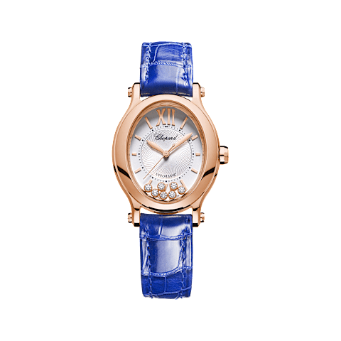 Ingrandisci {0}Chopard Happy Sport Donna - Orologio con diamanti Vista frontale