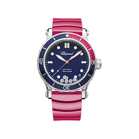 Enlarge {0}Chopard Happy Sport Women Diamond Watch Front view