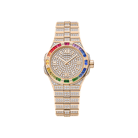 Ampliar {0}Chopard Alpine Eagle Mujer - Reloj de diamantes Vista frontal