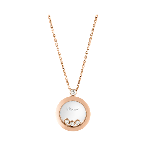 Agrandir {0}Chopard - Pendentif Happy Diamonds Icons 793929-5201 Vue de face