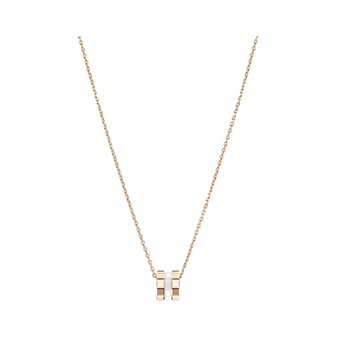Agrandir {0}Chopard - Pendentif Ice Cube White HyCeram&reg; Pendant 797005-9004 Vue de face