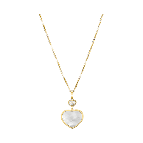 Enlarge {0}Chopard - Diamond Pendant Happy Hearts 797482-0301 front view