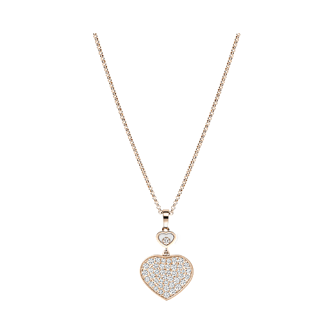 Enlarge {0}Chopard - Pendant Happy Hearts 797482-5009 front view