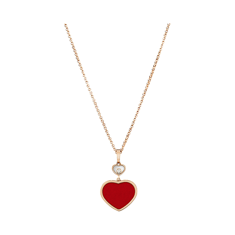 Vergr&ouml;&szlig;ern {0}Chopard - Diamant Anh&auml;nger Happy Hearts 797482-5801 Vorderansicht