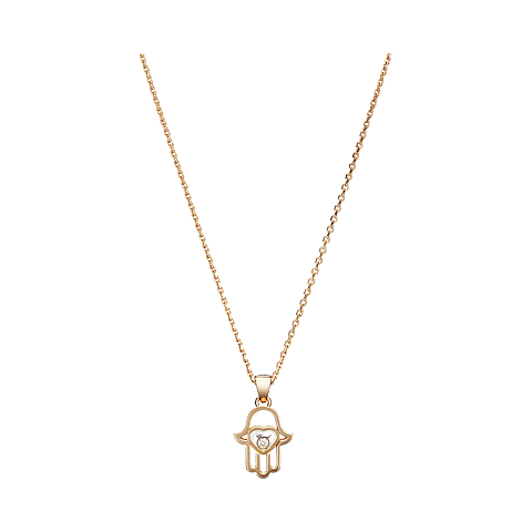 Agrandir {0}Chopard - Pendentif Happy Diamonds Good Luck Charms 797864-5001 Vue de face