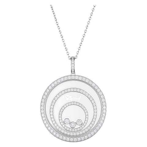 Enlarge {0}Chopard - Diamond Pendant Happy Spirit 798232-1001 front view