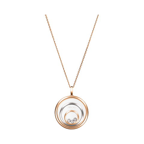 Enlarge {0}Chopard - Diamond Pendant Happy Spirit 798232-9001 front view