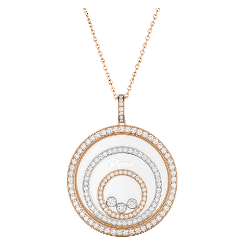 放大 {0}Chopard - 钻石 吊坠 Happy Spirit 798232-9003 正面视图