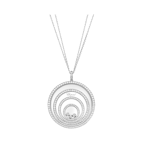 Enlarge {0}Chopard - Diamond Pendant Happy Spirit 798233-1001 front view