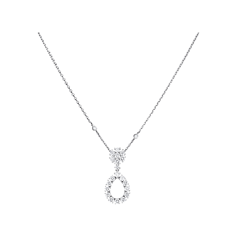 Enlarge {0}Chopard - Diamond Pendant L'Heure du Diamant 799067-1001 front view