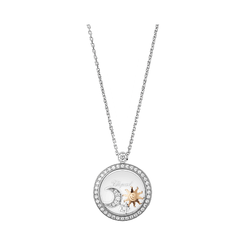 放大 {0}Chopard - 吊坠 Happy Sun, Moon and Stars 799434-1401 正面视图