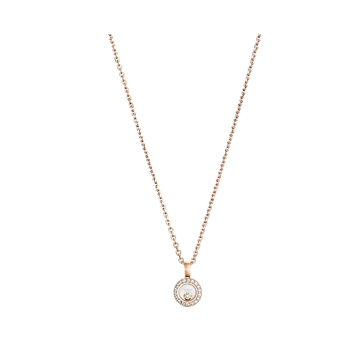 Enlarge {0}Chopard - Diamond Pendant Happy Diamonds Icons 79A017-5201 front view