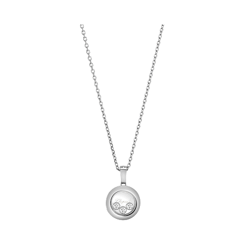 Enlarge {0}Chopard - Diamond Pendant Happy Diamonds Icons 79A018-1001 front view
