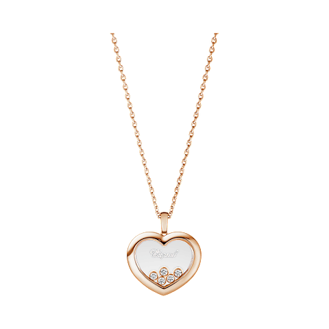 Enlarge {0}Chopard - Diamond Pendant Happy Diamonds Icons 79A039-5001 front view