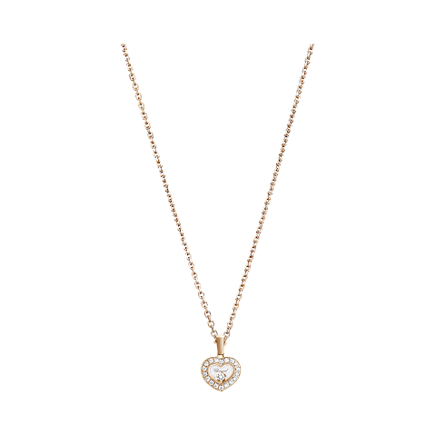 Enlarge {0}Chopard - Diamond Pendant Happy Diamonds Icons 79A054-5201 front view