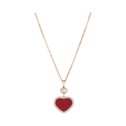 Agrandir {0}Chopard - Pendentif Happy Hearts 79A074-5801 Vue de face