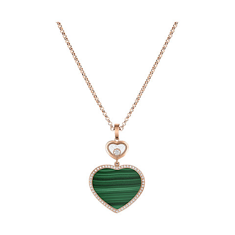 Enlarge {0}Chopard - Diamond Pendant Happy Hearts 79A075-5191 front view
