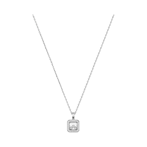 Enlarge {0}Chopard - Diamond Pendant Happy Diamonds Icons 79A115-1201 front view