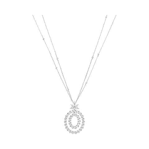 Enlarge {0}Chopard - Diamond Pendant L'Heure du Diamant Marquise 79A162-1001 front view