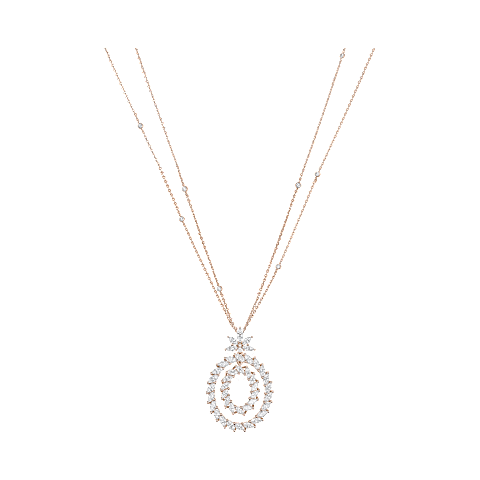Enlarge {0}Chopard - Diamond Pendant L'Heure du Diamant Marquise 79A162-5001 front view