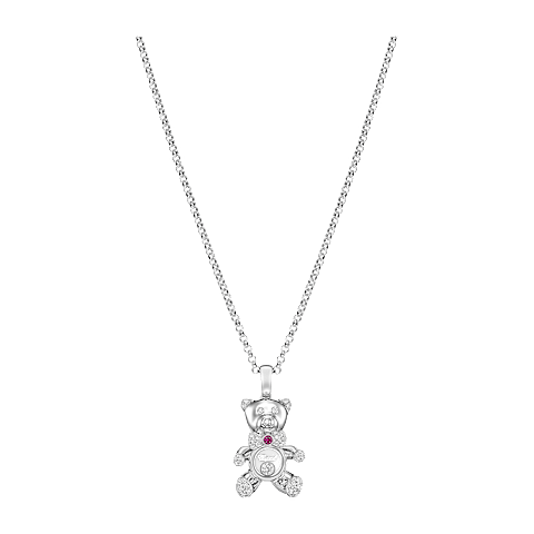 تكبير {0}Chopard - حلية متدلية ألماس هابي دايموندز تيدي بير 79A188-1201 عرض أمامي