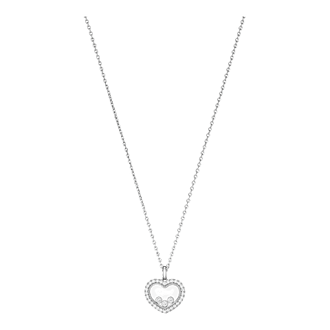 Enlarge Chopard - Diamond Pendant Happy Diamonds Icons 79A193-1201 front view