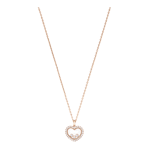 Enlarge Chopard - Diamond Pendant Happy Diamonds Icons 79A193-5201 front view