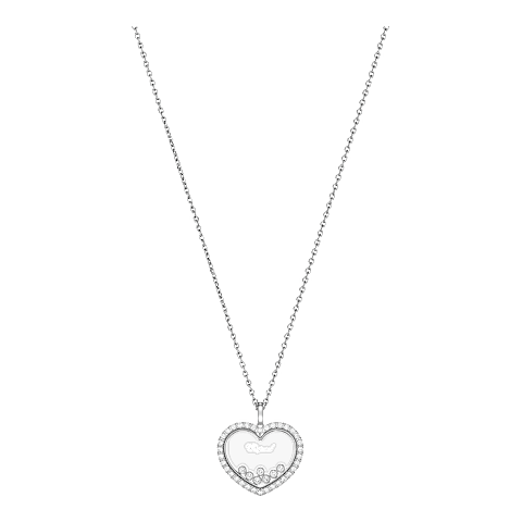 Enlarge Chopard - Diamond Pendant Happy Diamonds Icons 79A194-1201 front view