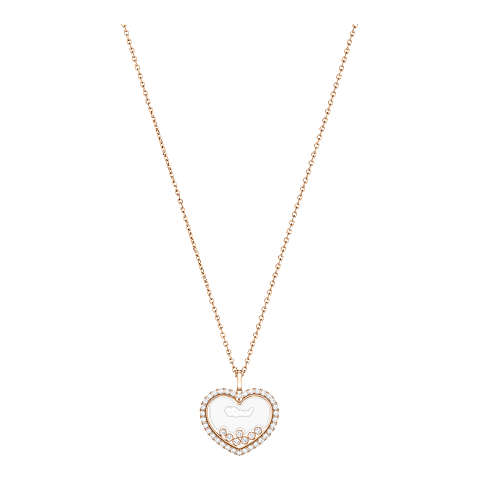 Enlarge Chopard - Diamond Pendant Happy Diamonds Icons 79A194-5201 front view