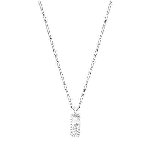 放大 {0}Chopard - 钻石 吊坠 Happy Diamonds Icons 79A201-1201 正面视图