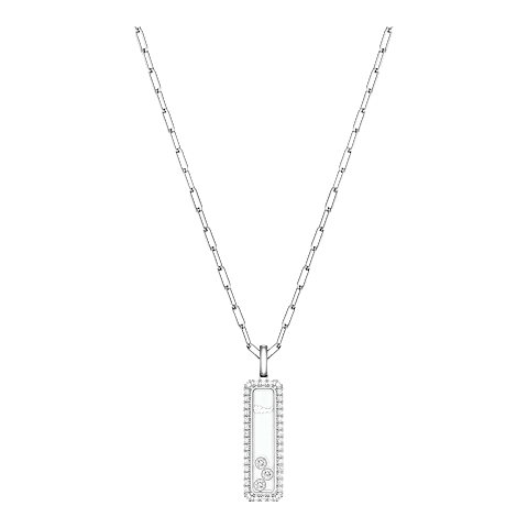 放大 {0}Chopard - 钻石 吊坠 Happy Diamonds Icons 79A202-1201 正面视图