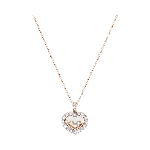 Enlarge {0}Chopard - Diamond Pendant Happy Diamonds Icons Joaillerie 79A615-5001 front view