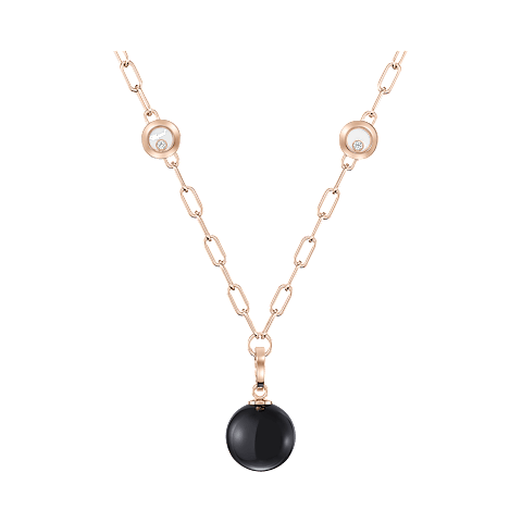 Enlarge {0}Chopard - Diamond Pendant Happy Diamonds Planet 79A619-5201 front view