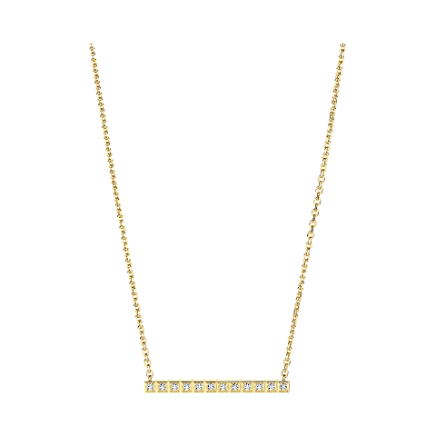 Ampliar {0}Chopard - Collar Diamantes Ice Cube 817702-0003 Vista frontal