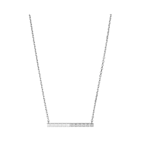 Enlarge {0}Chopard - Diamond Necklace Ice Cube 817702-1002 front view