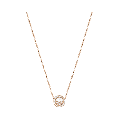 放大 {0}Chopard - 项链 Happy Diamonds Icons 81A018-5201 正面视图