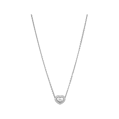 Vergr&ouml;&szlig;ern {0}Chopard - Diamant Halskette Happy Diamonds Icons 81A054-1201 Vorderansicht